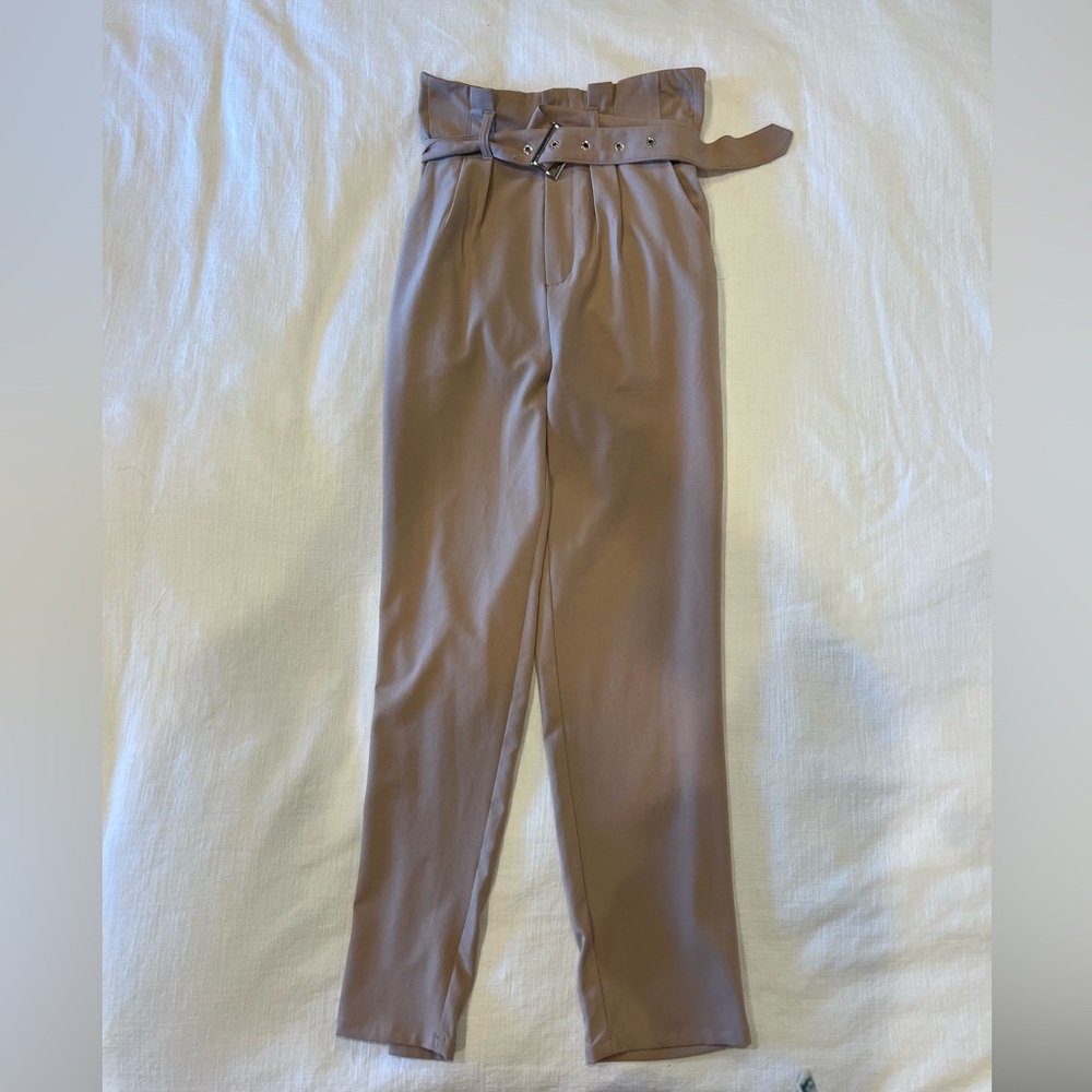 On Twelfth high waisted belted pants